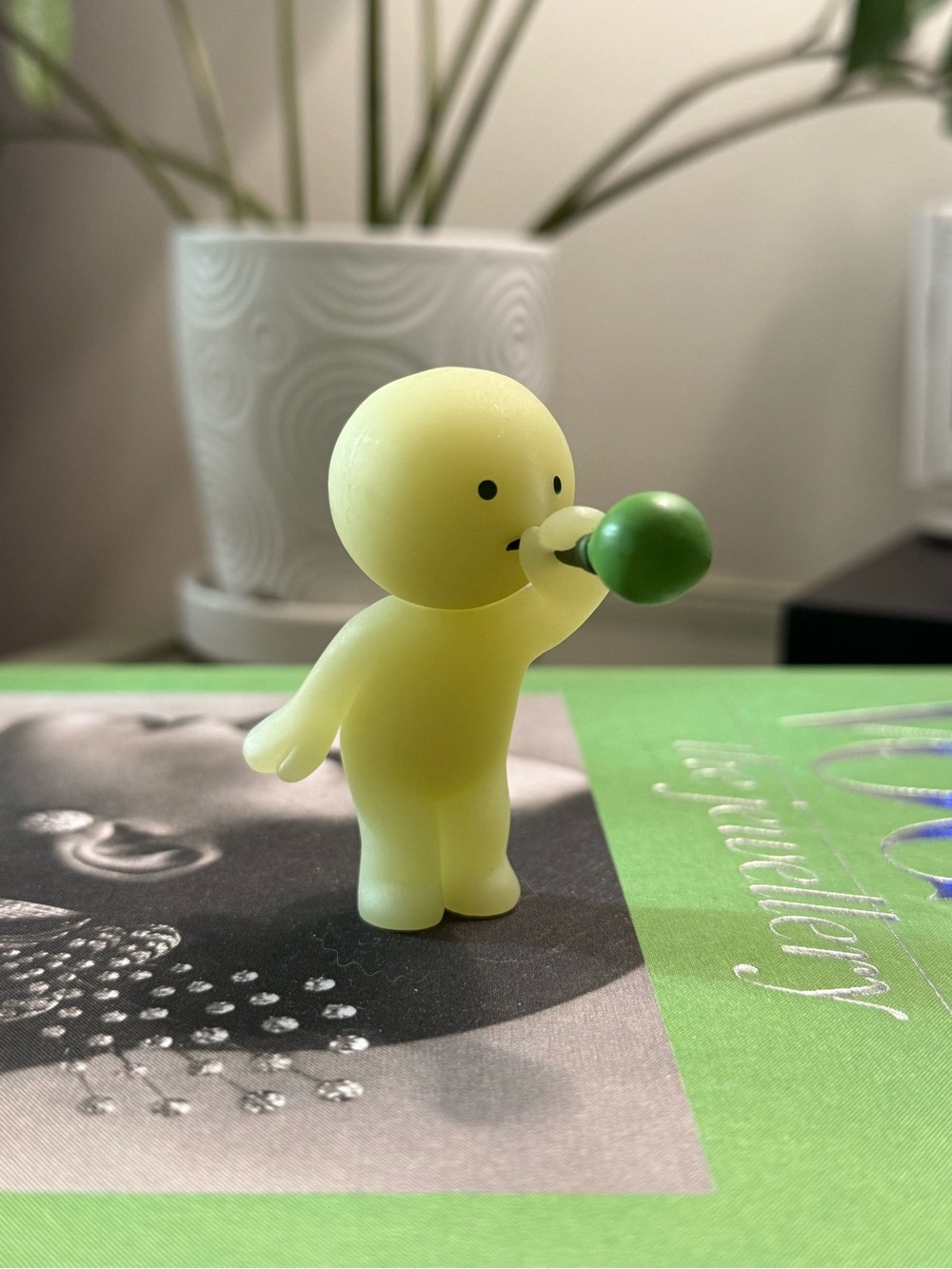 Authentic Smiski Blowing Bubbles